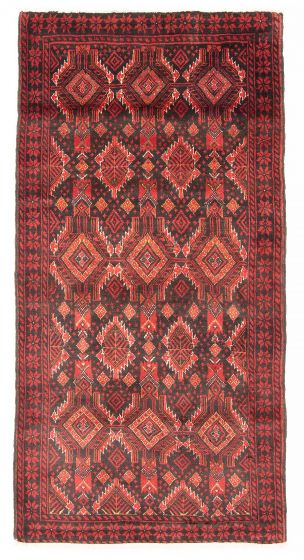 Afghan Royal Baluch 3'4" x 6'0" Hand-knotted Wool Rug 