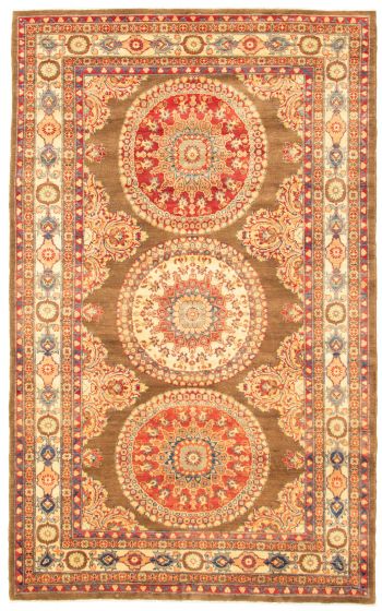 Afghan Finest Ghazni 6'7" x 10'9" Hand-knotted Wool Rug 