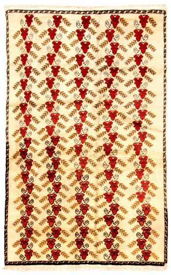 Turkish Melis Vintage 5'5" x 8'6" Hand-knotted Wool Rug 
