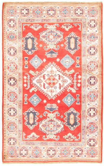 Afghan Finest Ghazni 3'10" x 6'4" Hand-knotted Wool Rug 