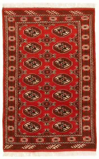 Tapis turkman 3'3" x 5'1" en laine