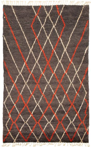 Pakistani Pak Finest Marrakesh 5'0" x 8'1" Hand-knotted Wool Rug 