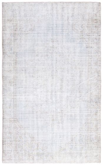 Turkish Color Transition 6'2" x 6'9" Hand-knotted Wool Rug 