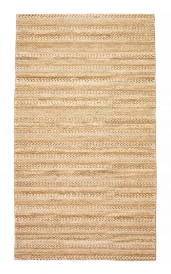 Indian Sienna 4'11" x 8'0" Braided Weave Jute Rug 