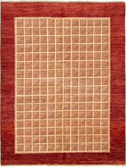 Afghan Finest Ziegler Chobi 4'10" x 6'4" Hand-knotted Wool Rug 