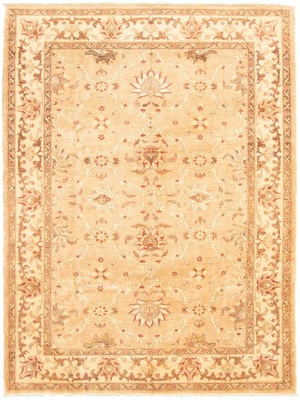 Afghan Chobi Finest 7'2" x 9'5" Hand-knotted Wool Rug 