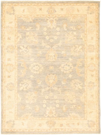 Pakistani Peshawar Oushak 4'11" x 6'8" Hand-knotted Wool Rug 