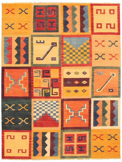 Turkish Sundance 9'2" x 12'0" Flat-Weave Wool Kilim 