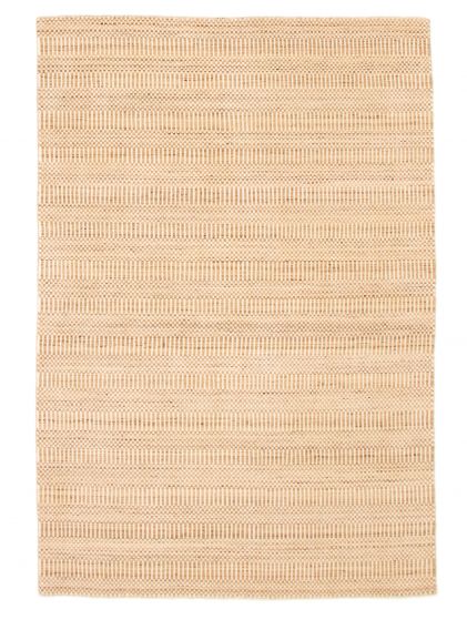 Indian Silk Shadow 5'3" x 7'7" Hand Loomed Wool Rug 