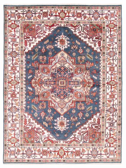 Indian Serapi Heritage 8'11" x 12'0" Hand-knotted Wool Rug 