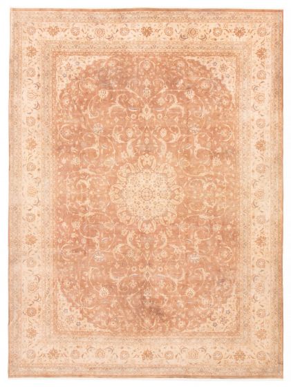 Turkish Antalya Vintage 9'0" x 12'2" Hand-knotted Wool Rug 