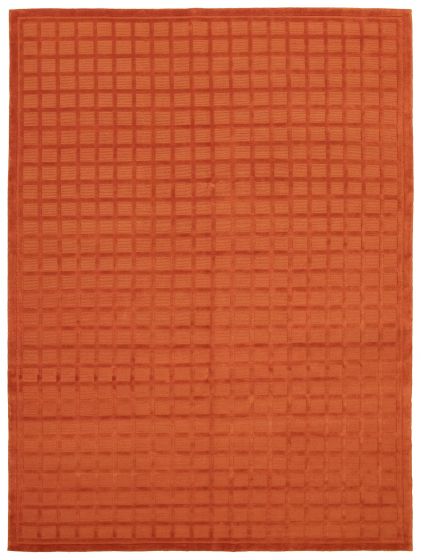 Nepal Kathmandu 8'0" x 10'0" Hand-knotted Wool Rug 