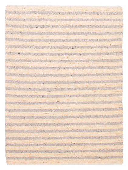 Turkish Boho 5'5" x 7'6" Flat-Weave Wool Kilim 