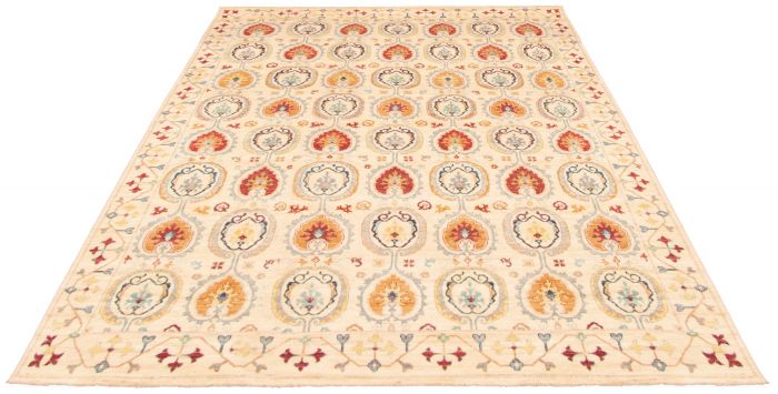 Pakistani Lahore Finest Collection 11'11" x 15'4" Hand-knotted Wool Rug 