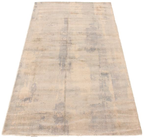 Indian Galleria 5'0" x 7'7" Hand-knotted Viscose Rug 