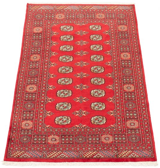 Tapis peshawar bokhara 4'1" x 6'1" en laine