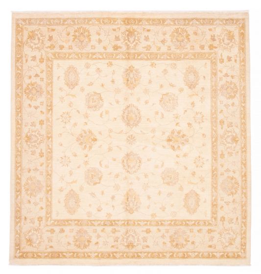 Pakistani Peshawar Oushak 8'1" x 8'2" Hand-knotted Wool Rug 