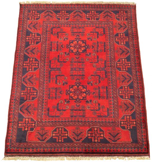 Afghan Finest Khal Mohammadi 3'2" x 4'9" Hand-knotted Wool Rug 