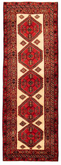 Persian Style 3'8" x 10'10" Hand-knotted Wool Rug 