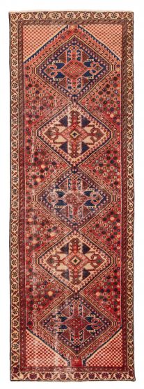 Turkish Konya Anatolian 3'1" x 9'5" Hand-knotted Wool Rug 