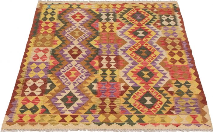 Kilim sivas 5'2" x 6'7" en laine