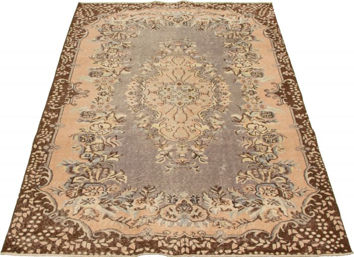 Tapis antalya vintage  5'5" x 9'3" en laine