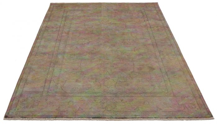 Afghan Color Transition 6'10" x 9'9" Hand-knotted Wool Rug 