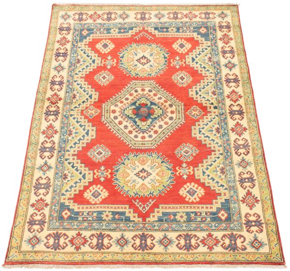 Afghan Finest Ghazni 5'0" x 7'2" Hand-knotted Wool Rug 