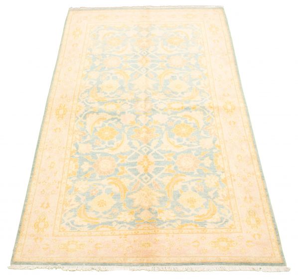 Pakistani Peshawar Oushak 6'2" x 9'10" Hand-knotted Wool Rug 