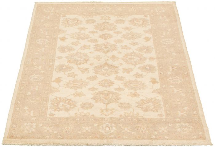 Pakistani Peshawar Oushak 4'0" x 6'1" Hand-knotted Wool Rug 