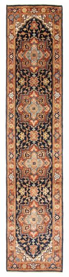 Indian Jules Sultane 2'5" x 11'7" Hand-knotted Wool Rug 