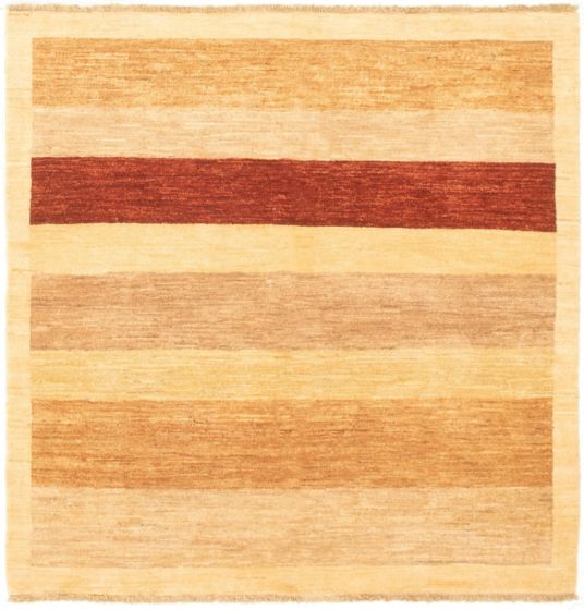 Pakistani Peshawar Ziegler 5'0" x 5'1" Hand-knotted Wool Rug 