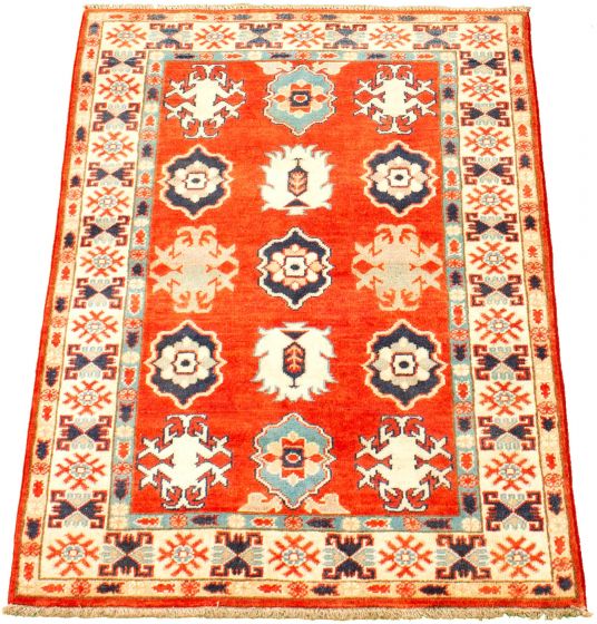 Afghan Finest Ghazni 3'3" x 4'8" Hand-knotted Wool Rug 
