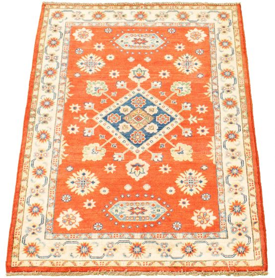 Afghan Finest Ghazni 3'4" x 4'11" Hand-knotted Wool Rug 