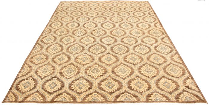 Pakistani Lahore Finest Collection 9'11" x 14'0" Hand-knotted Wool Rug 