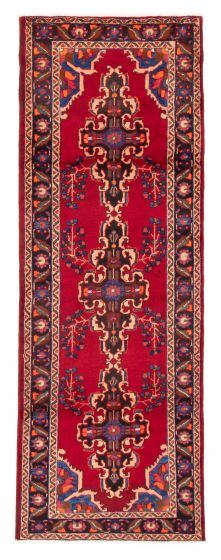 Persian Style 3'8" x 10'4" Hand-knotted Wool Rug 