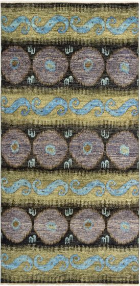 Indian Shalimar 5'9" x 12'0" Hand-knotted Wool Rug 
