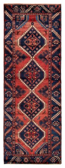 Persian Style 3'3" x 9'8" Hand-knotted Wool Rug 