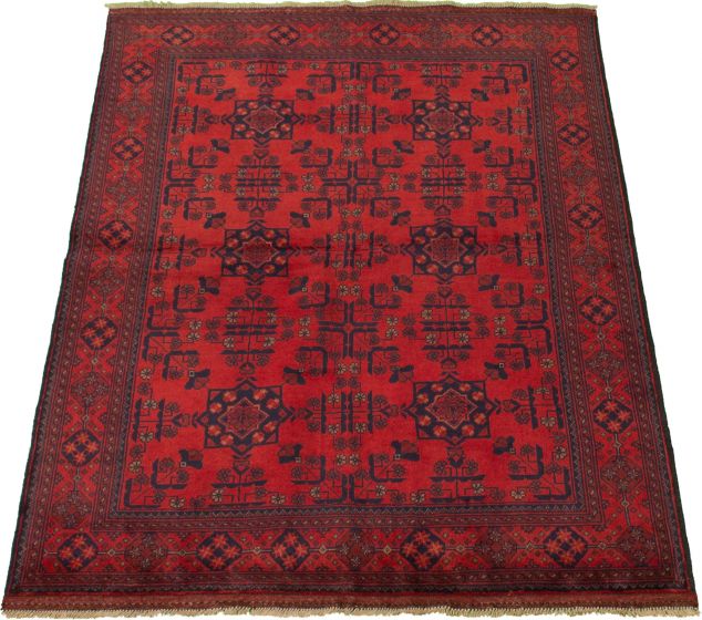 Afghan Finest Khal Mohammadi 4'11" x 6'5" Hand-knotted Wool Rug 