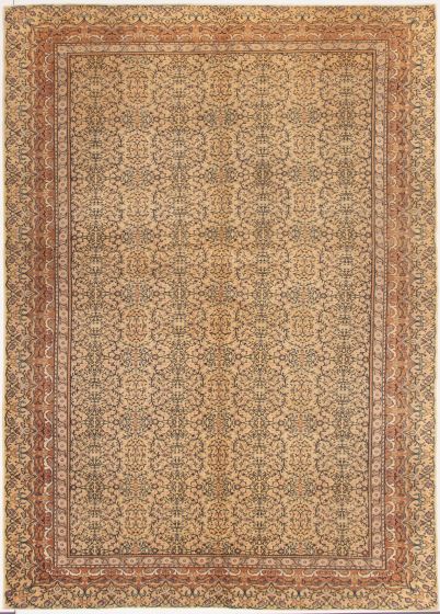Turkish Kayseri Vintage 6'7" x 9'5" Hand-knotted Wool Rug 