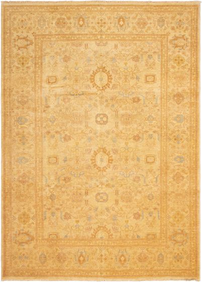 Pakistani Peshawar Oushak 10'0" x 14'0" Hand-knotted Wool Rug 
