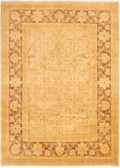 Pakistani Peshawar Oushak 9'1" x 12'9" Hand-knotted Wool Rug 