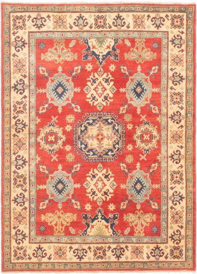 Afghan Finest Ghazni 5'0" x 6'9" Hand-knotted Wool Rug 