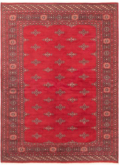 Pakistani Finest Peshawar Bokhara 5'8" x 7'9" Hand-knotted Wool Rug 