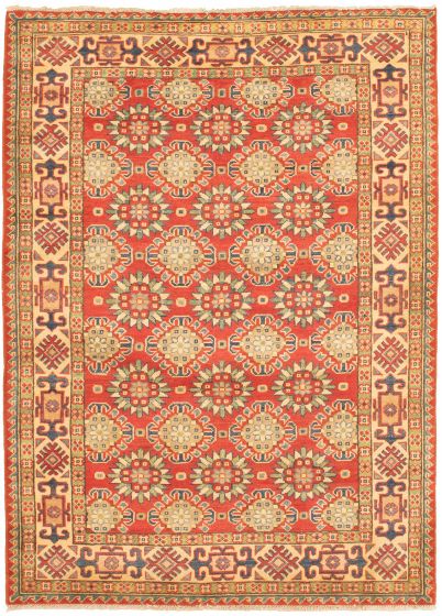 Afghan Finest Ghazni 4'1" x 5'10" Hand-knotted Wool Rug 