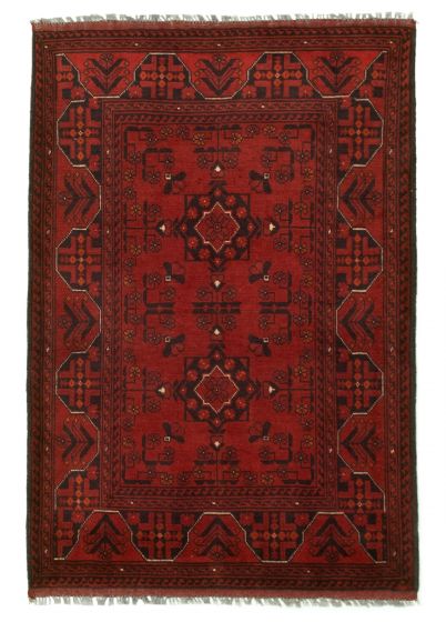 Afghan Finest Khal Mohammadi 3'4" x 4'10" Hand-knotted Wool Rug 