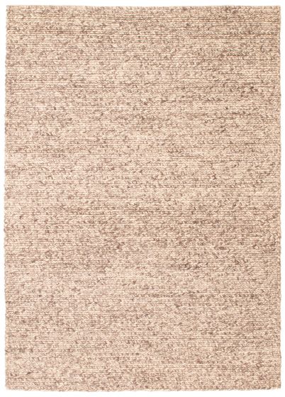 Indian Sienna 5'4" x 7'7" Hand Tufted Wool Rug 