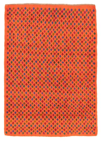 Afghan Baluch 2'11" x 4'3" Hand-knotted Wool Dark Copper Rug