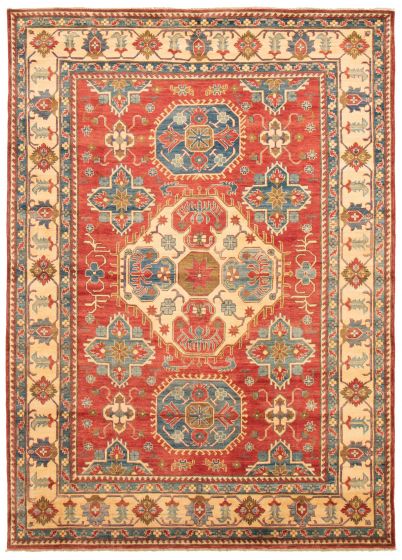 Afghan Finest Ghazni 8'2" x 11'7" Hand-knotted Wool Rug 