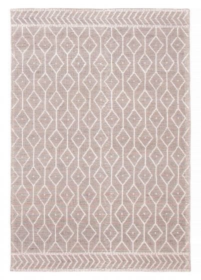 Indian Sienna 6'1" x 9'1" Braid weave Wool Rug 